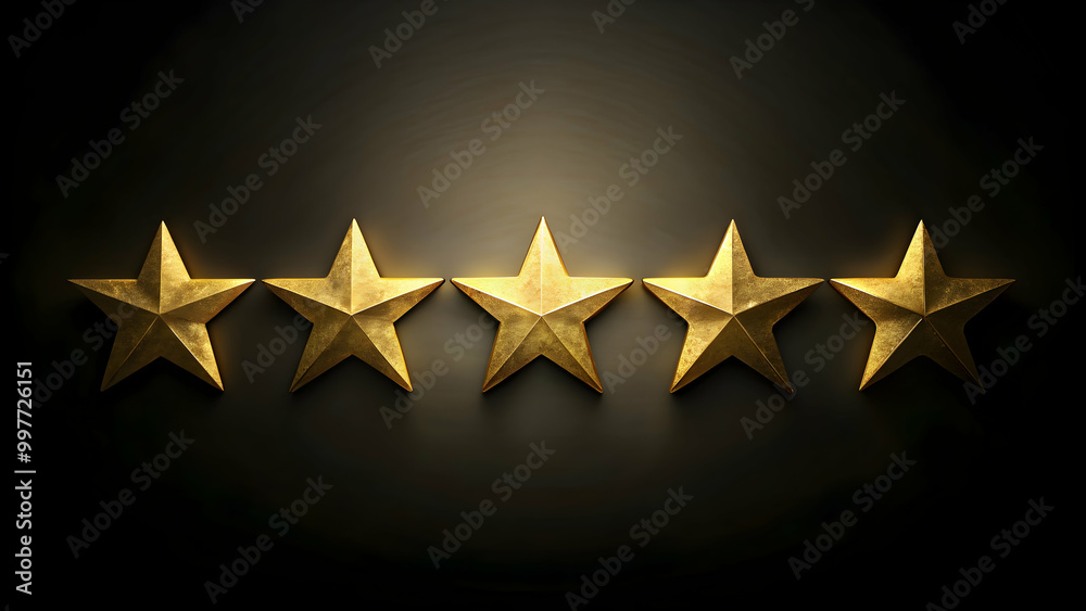 Five golden stars shining on a background of black stars, rating, 5 stars, golden, shiny, background, black Five golden stars shining on a background of black stars, rating, 5 stars, golden, shiny, background, black