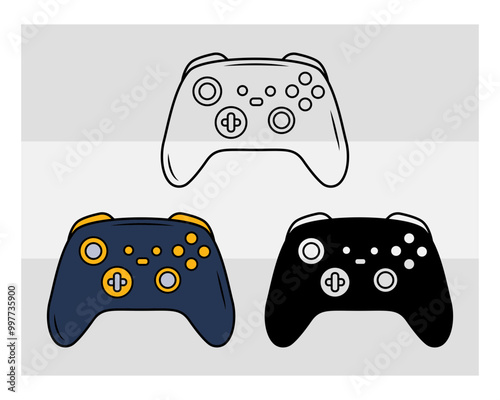 Remote Controller SVG Silhouette, Remote Controller Silhouette, Game Controller Svg, Game Svg, Video Game svg, Remote Controller Png, PlayStation Svg Images, Cut Files