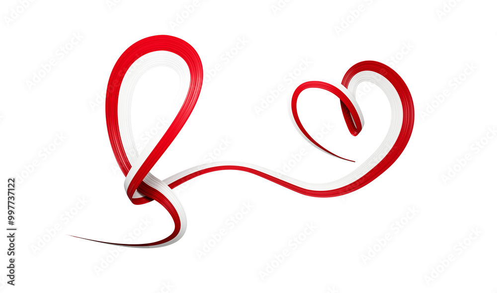 3d Flag Of Poland, Heart-Shaped, Shiny Wavy Awareness Ribbon On White Background, 3d illustration
3d Flag Of Poland, Heart-Shaped, Shiny Wavy Awareness Ribbon On White Background, 3d illustration