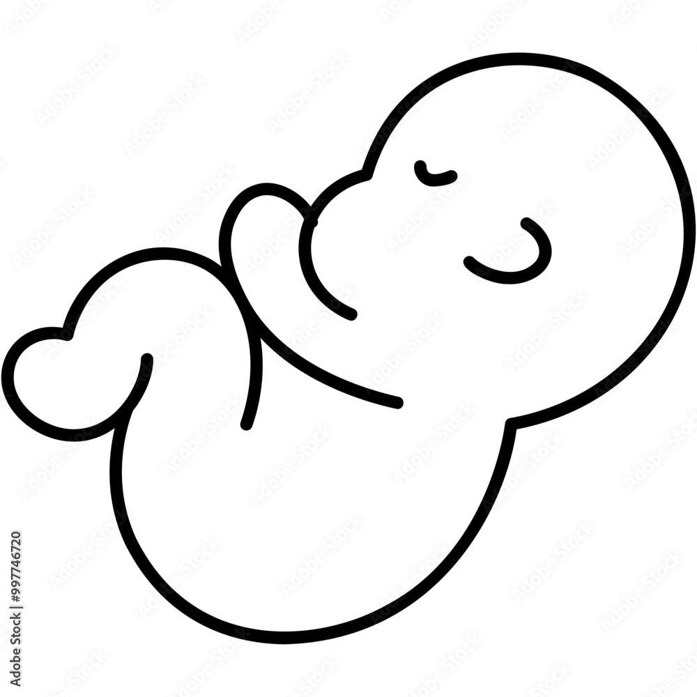 Fototapeta premium Birth Icon