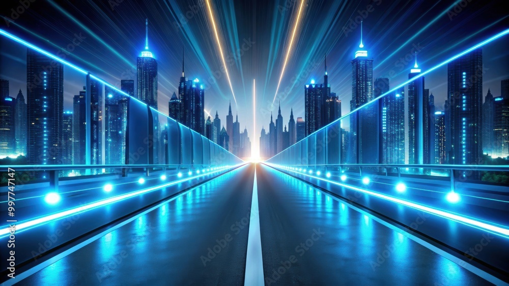 Futuristic road with illuminated lights , , rendering, futuristic, road, lights, bright, neon, technology, digital, transportation Futuristic road with illuminated lights , , rendering, futuristic, road, lights, bright, neon, technology, digital, transportation