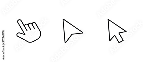 Mouse Cursors and Pointers icon set
