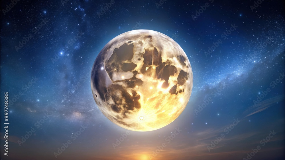 Full moon shining brightly in a clear night sky, full moon, sky, night, celestial, astronomy, lunar, bright, glowing Full moon shining brightly in a clear night sky, full moon, sky, night, celestial, astronomy, lunar, bright, glowing