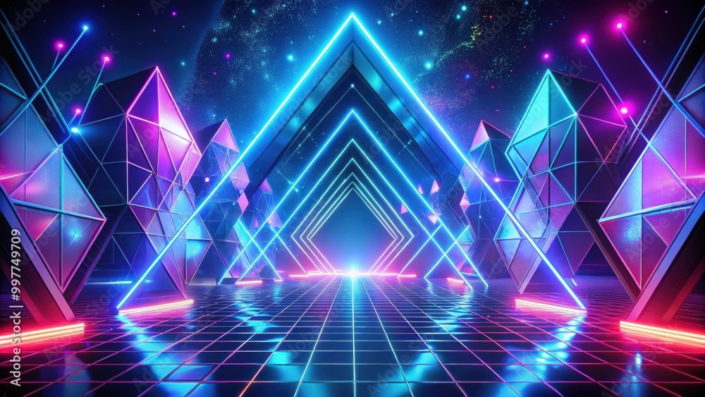 Futuristic geometric art background with abstract concepts, futuristic, geometric, art, background, abstract, shapes Futuristic geometric art background with abstract concepts, futuristic, geometric, art, background, abstract, shapes