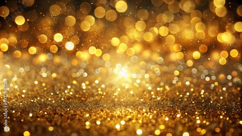 Gold glitter dots abstract background with a luxurious and sparkling effect, glitter, gold, dots, abstract, background