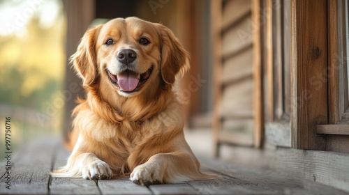 Golden Retriever Smile.