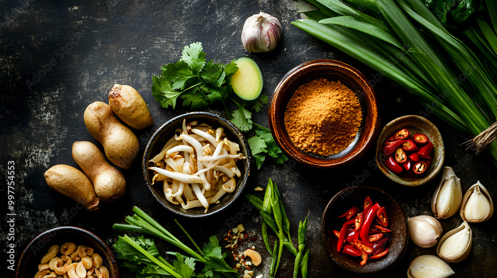 Fresh Thai Ingredients for Flavorful Dishes Fresh Thai Ingredients for Flavorful Dishes