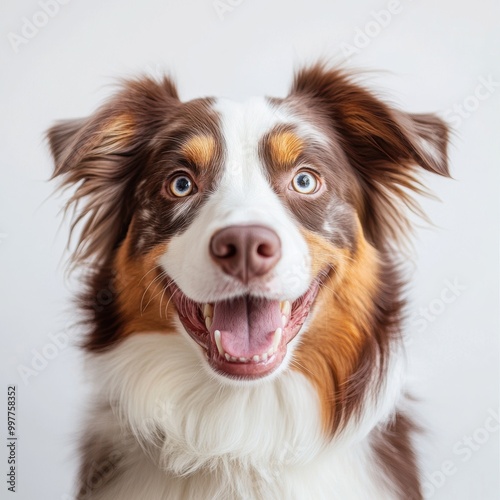 Happy Australian Shepherd.