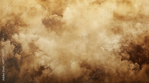 Abstract Brown Cloud Background