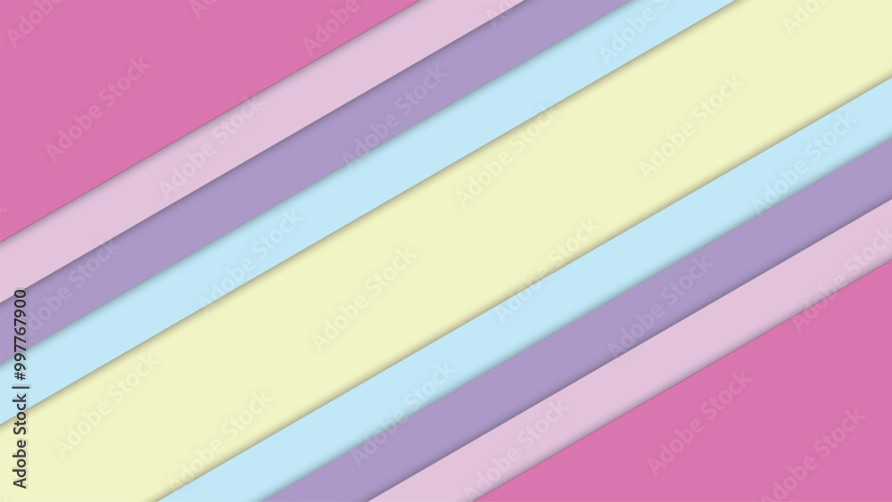 Fototapeta premium colorful diagonal strips background layers vector design