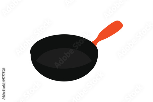 Frypan Vector art and illustration