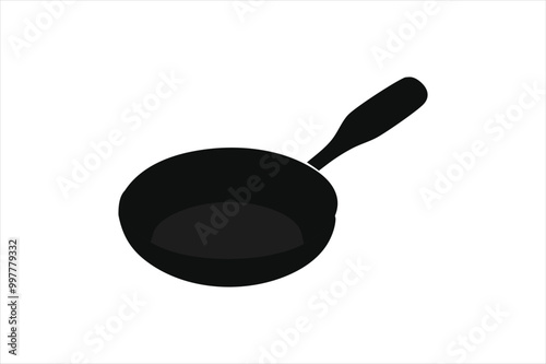 Frypan Vector art and illustration