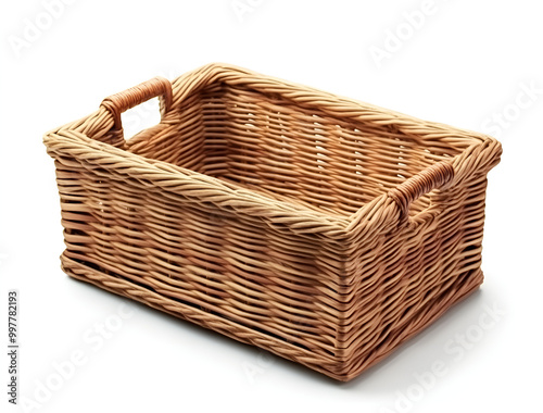 a basket with handles