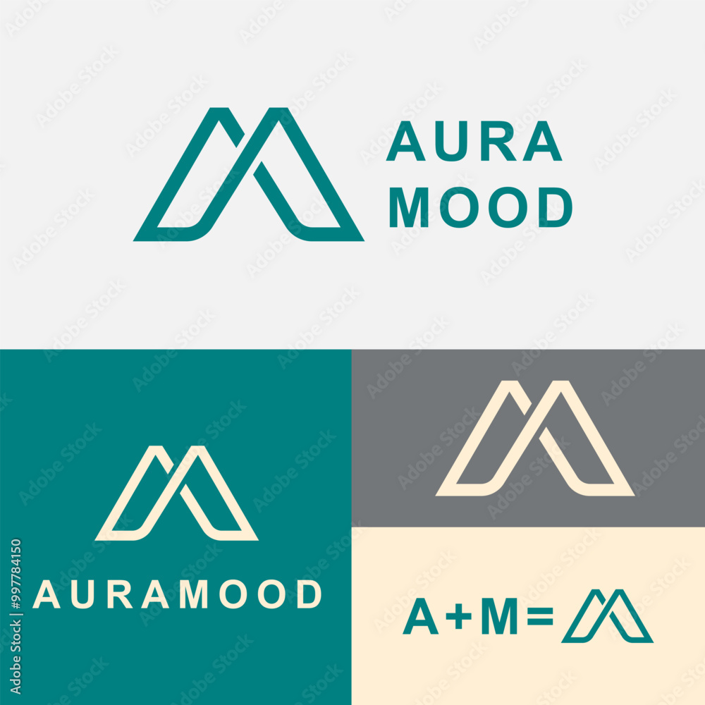 MA, AM Abstract Letters Logo Monogram
MA, AM Abstract Letters Logo Monogram