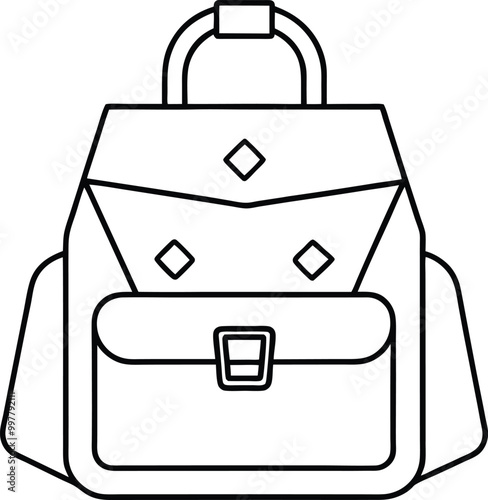 Explore colorful school-bag vector illustrations for creative designs
