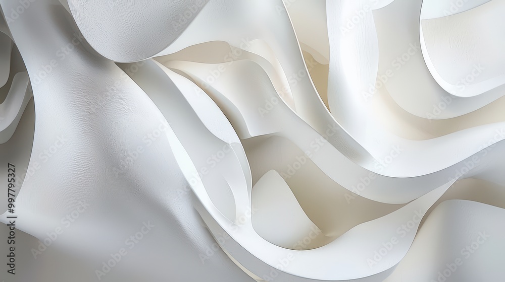 Beautiful White Abstract Art Wallpaper. An abstract composition of shapes and lines in various shades of white and light gray. Beautiful White Abstract Art Wallpaper. An abstract composition of shapes and lines in various shades of white and light gray.