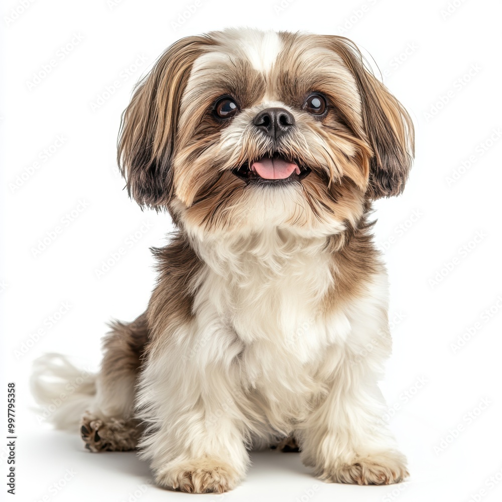 Happy Shih Tzu Dog. Happy Shih Tzu Dog.