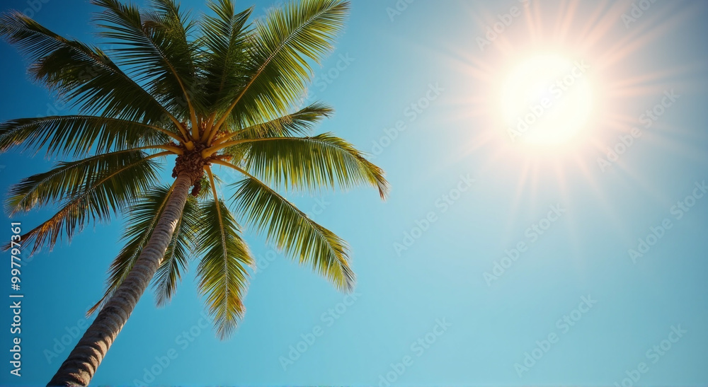 palm tree on the beach palm tree on the beach