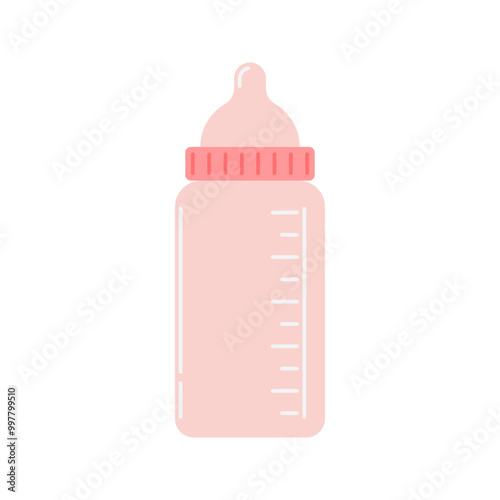 baby bottle Icon Illustration