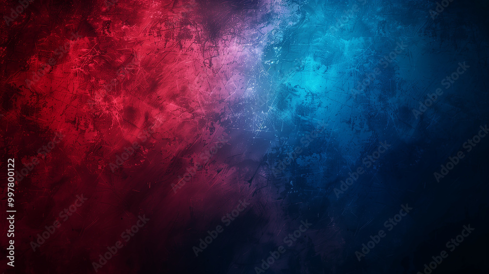 Fototapeta premium gadient blue and red background with smoke