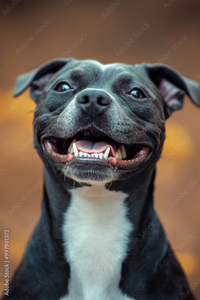 Happy Dog Portrait. Happy Dog Portrait.
