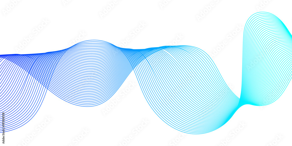 Abstract background with waves for banner. Web banner size. Vector background with lines. Element for design isolated on white. Blue. Water, ocean. Winter, Christmas Abstract background with waves for banner. Web banner size. Vector background with lines. Element for design isolated on white. Blue. Water, ocean. Winter, Christmas