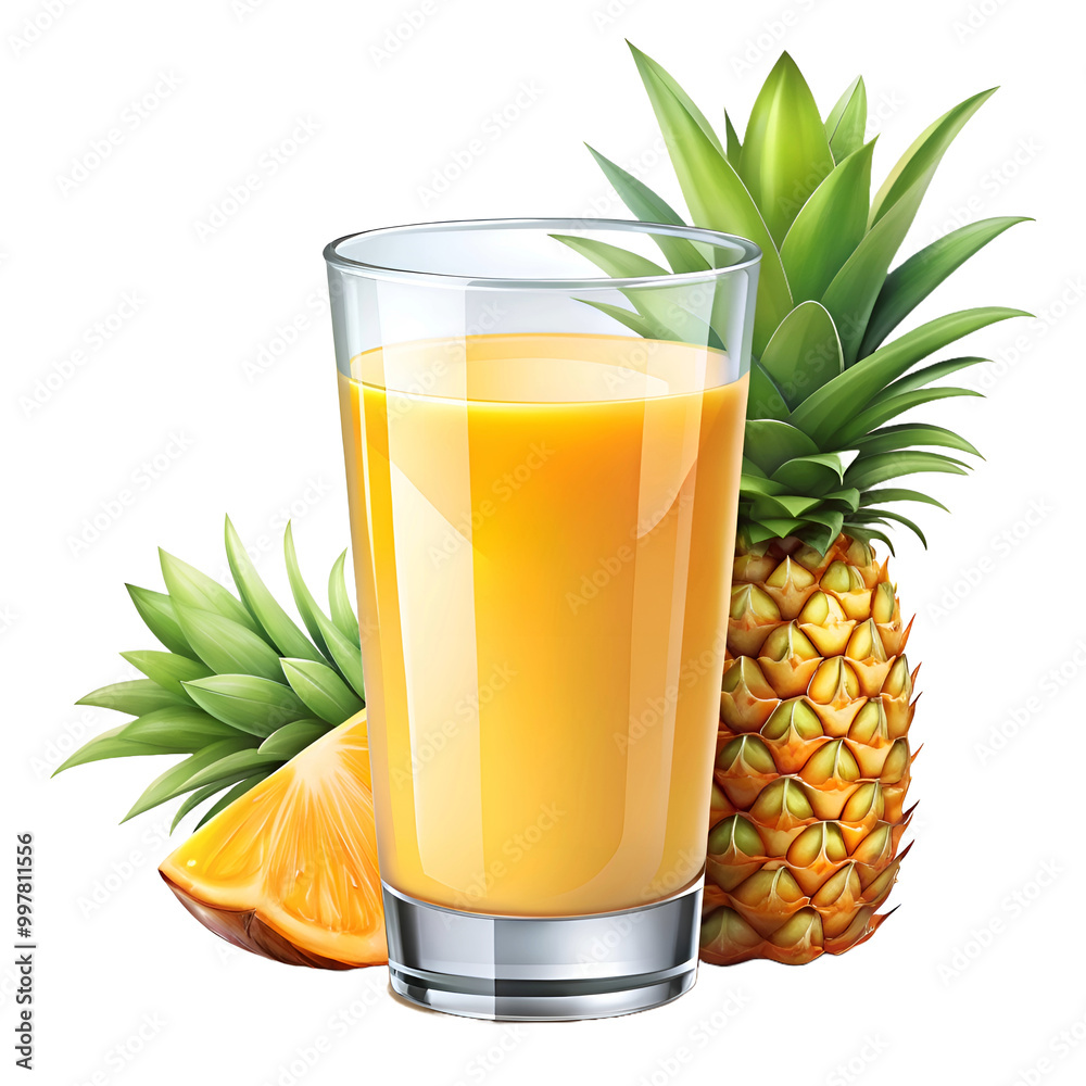 pineapple juice and fruits pineapple juice and fruits