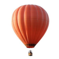 Acrylglasbilder Ballon Roter Heißluftballon schwebend freigestellt  © siam