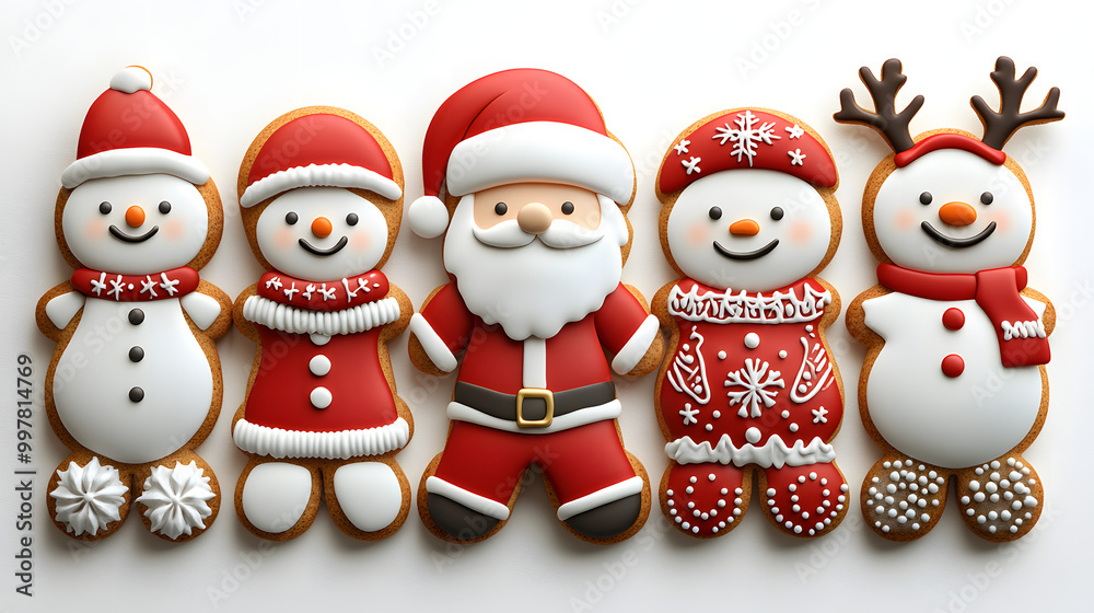 Festive Cookie Characters Festive Cookie Characters