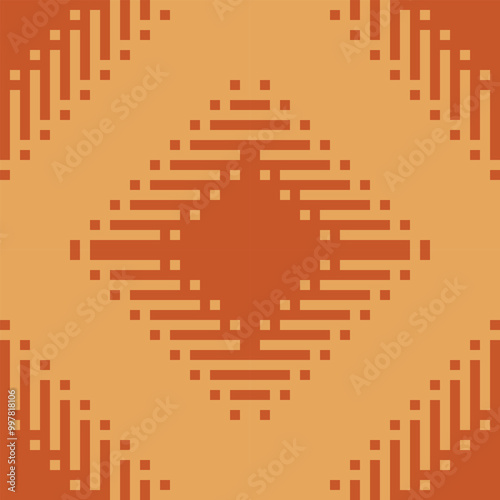 Aztec Chinese Traditional Patternfolk Embroidery, Aztec Geometric Ornament Print. Design for Carpet, Wallpaper, Clothing, Wrapping, Fabric