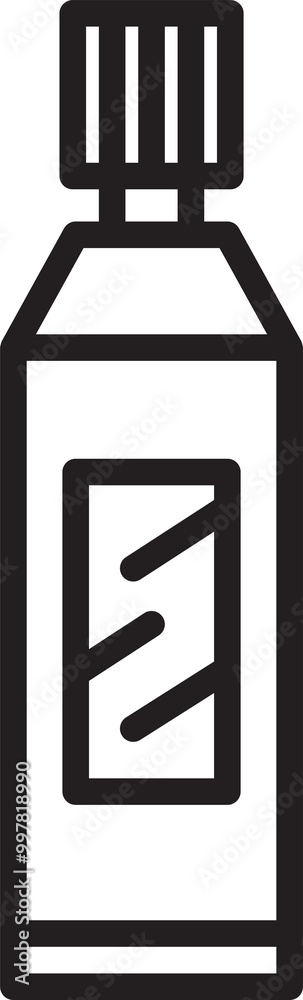Color Tube Line Icon
Color Tube Line Icon