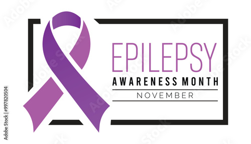 Epilepsy awareness month is observed every year on November. Medical Healthcare Awareness concept. background, placard, banner template Vector illustration design.