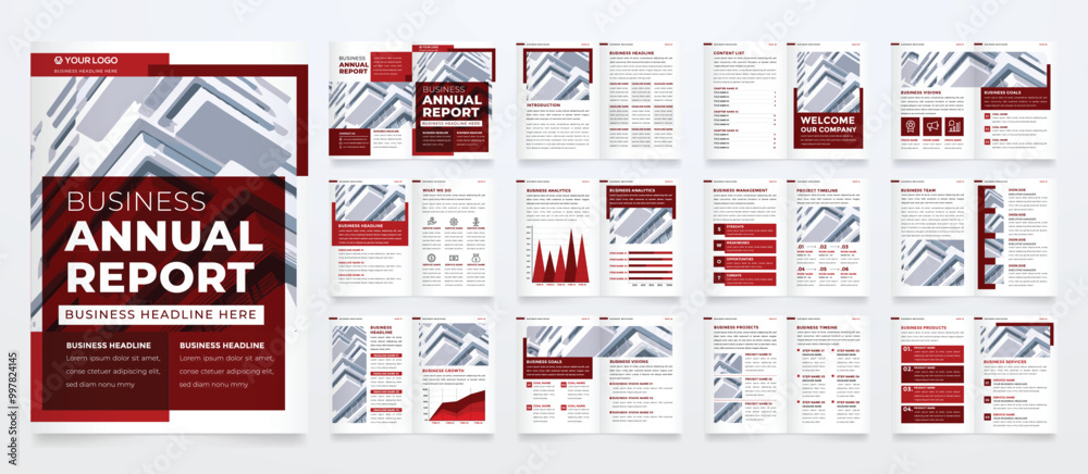 annual report template with modern concept and minimalist layout use for business profile and product catalog annual report template with modern concept and minimalist layout use for business profile and product catalog