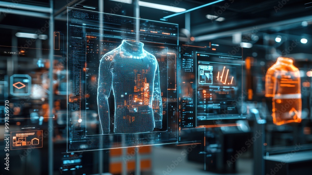 Innovation in Design: AI Interface for Customized Product Packaging Visualization in a Futuristic Workspace Innovation in Design: AI Interface for Customized Product Packaging Visualization in a Futuristic Workspace