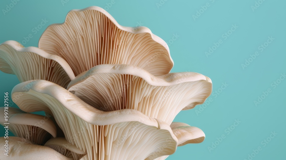 Mushroom presented on a still background, colorful fungi snapshot. Background composed, mushroom vibrant. Mushroom presented on a still background, colorful fungi snapshot. Background composed, mushroom vibrant.