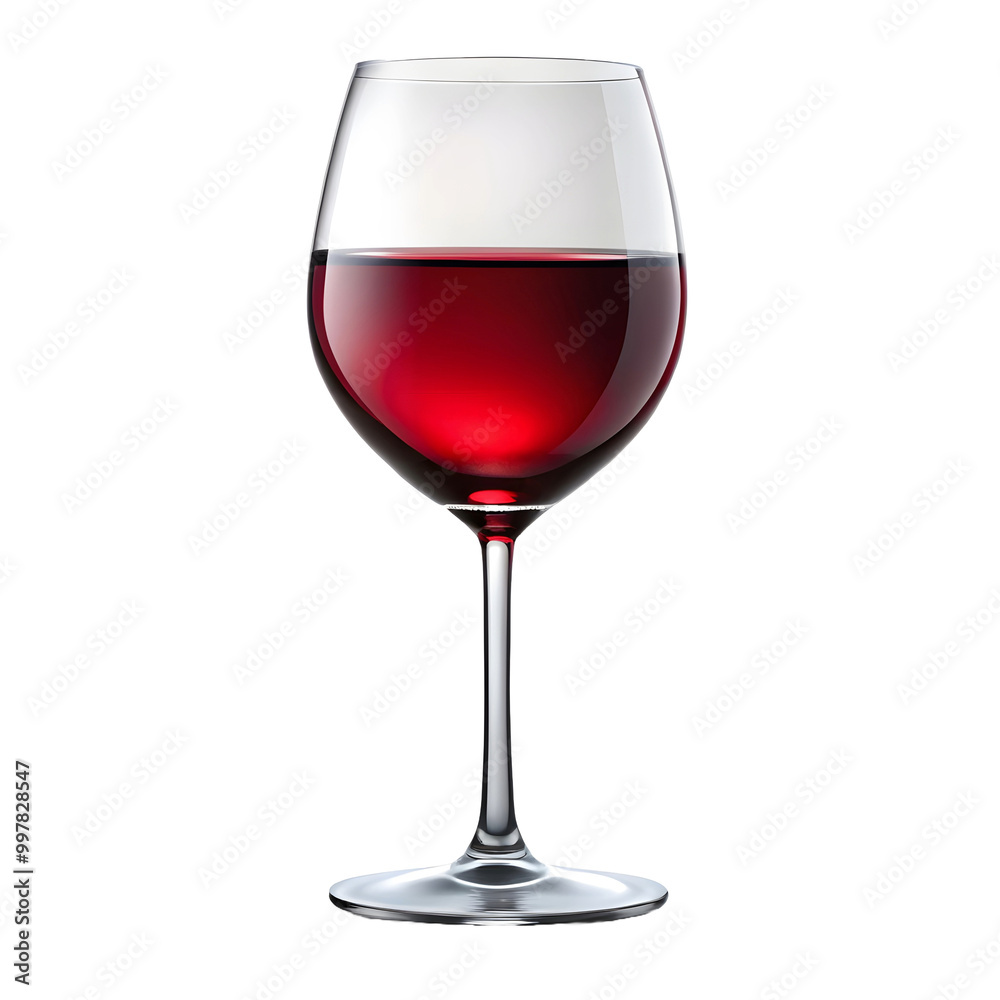 Glass of Malbec wine, isolated on transparency background PNG Glass of Malbec wine, isolated on transparency background PNG