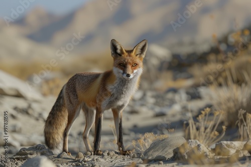 red fox in the wild