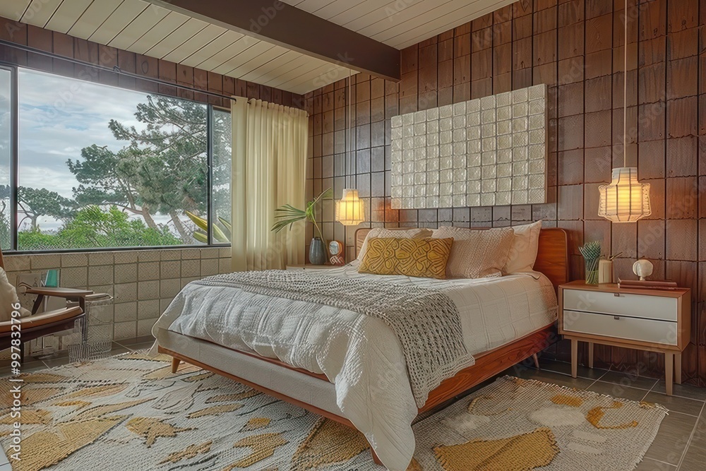 Elegant mid century bedroom decor: interior design ideas for ...