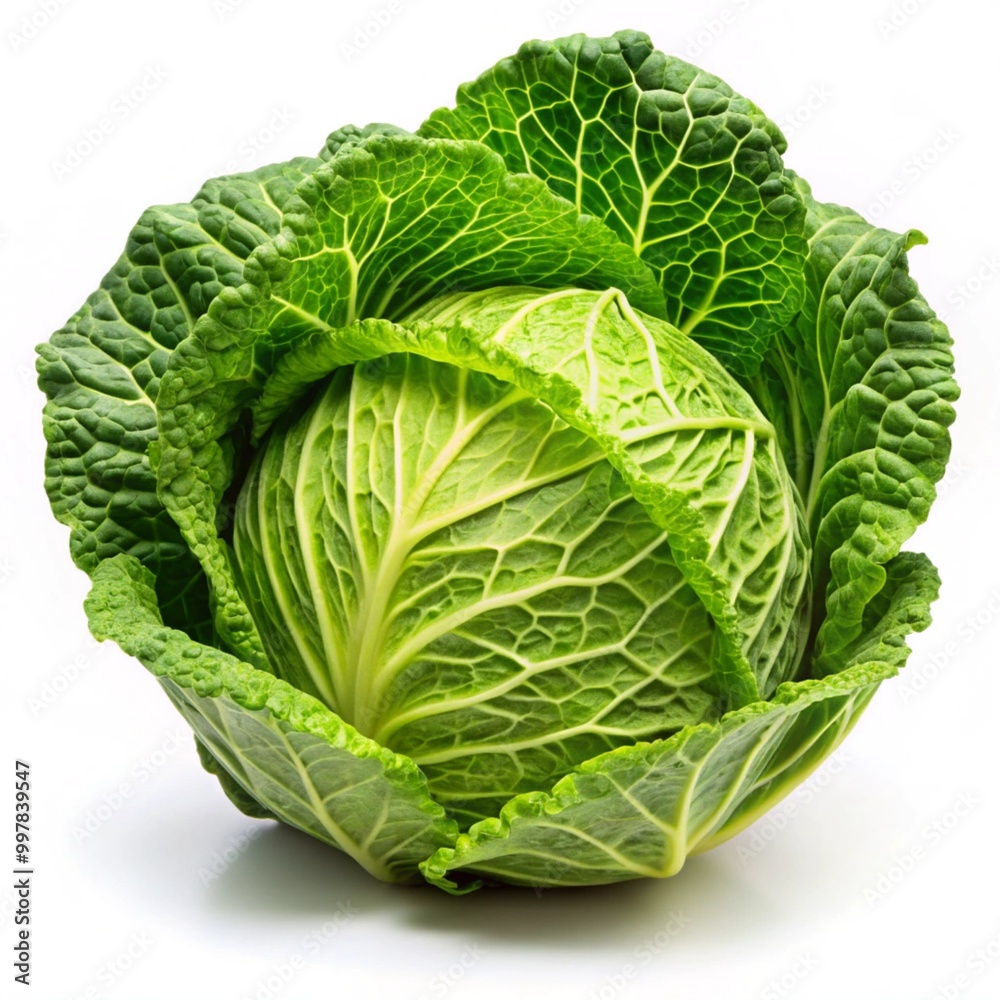 Obraz premium cabbage isolated on white background