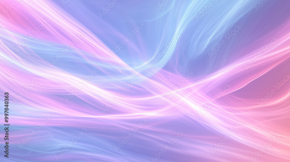 Obraz premium Soft Pastel Abstract Background with Glowing Rays 