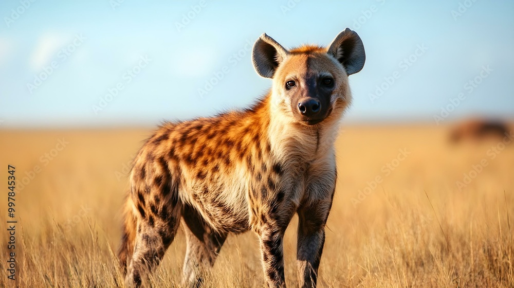 Close-up Portrait of a Spotted Hyena Close-up Portrait of a Spotted Hyena