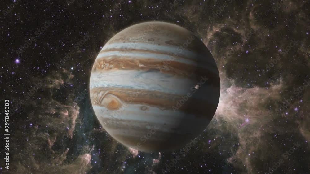 A vibrant animation of Jupiter. A vibrant animation of Jupiter.