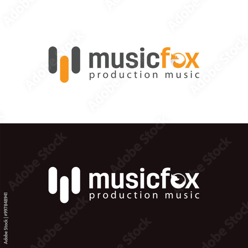 Music Fox Music related Business logo