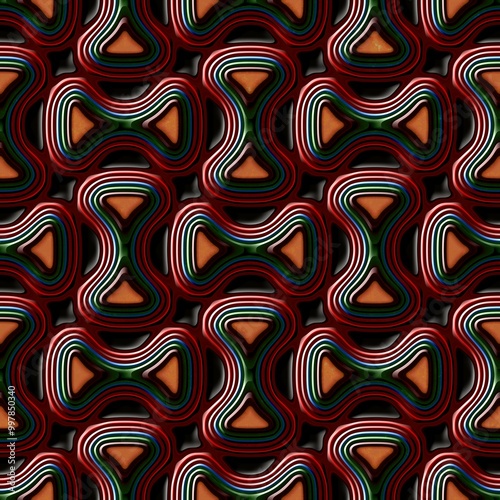 Abstract Seamless pattern. ...