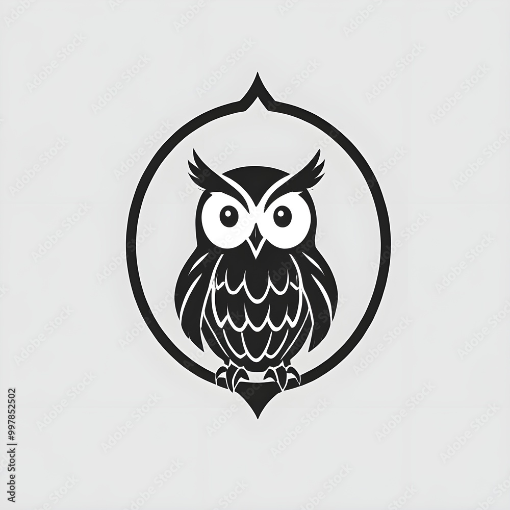 Fototapeta premium owl on a branch