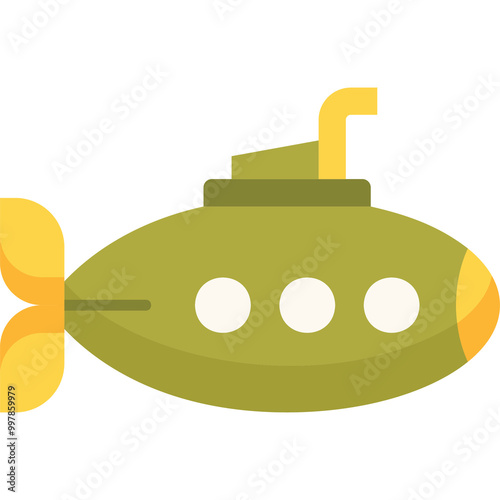 Submarine Illustration