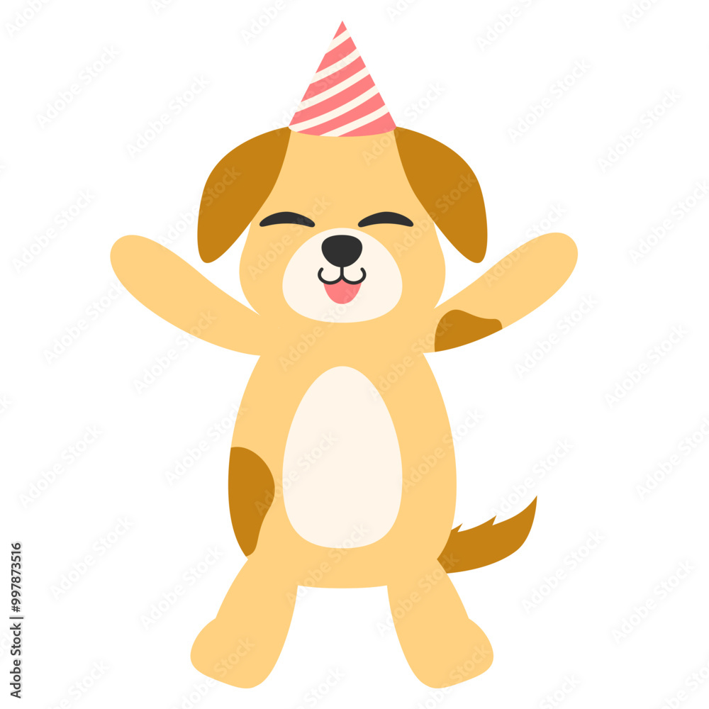 Obraz premium Dog Birthday Animal