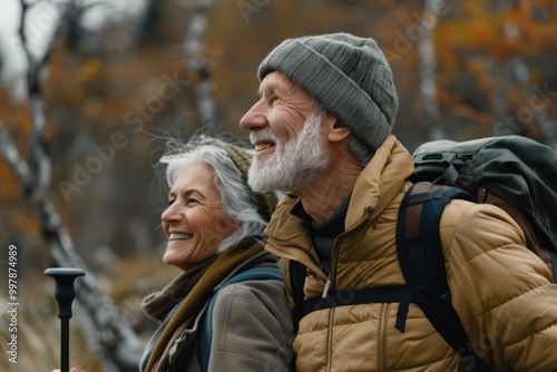 old couple in the park