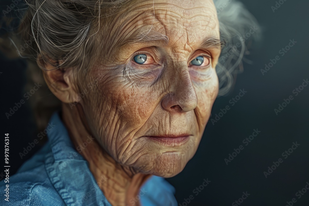 portrait of a senior person portrait of a senior person