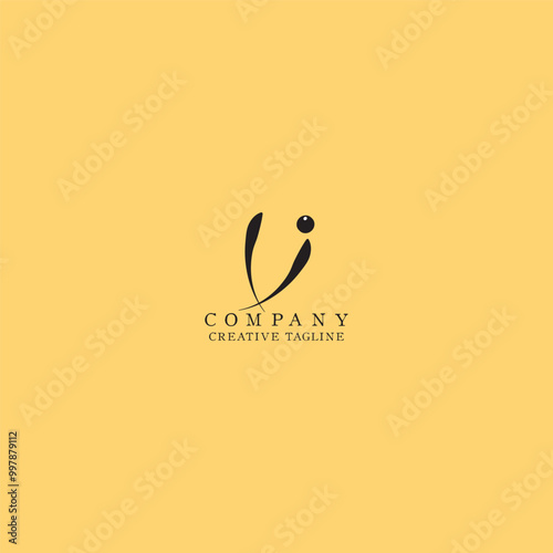 V Logo Vector Graphic Branding Letter Element with isolated background Orange